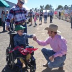 Tallen with World Champion Bareback Rider Will Lowe