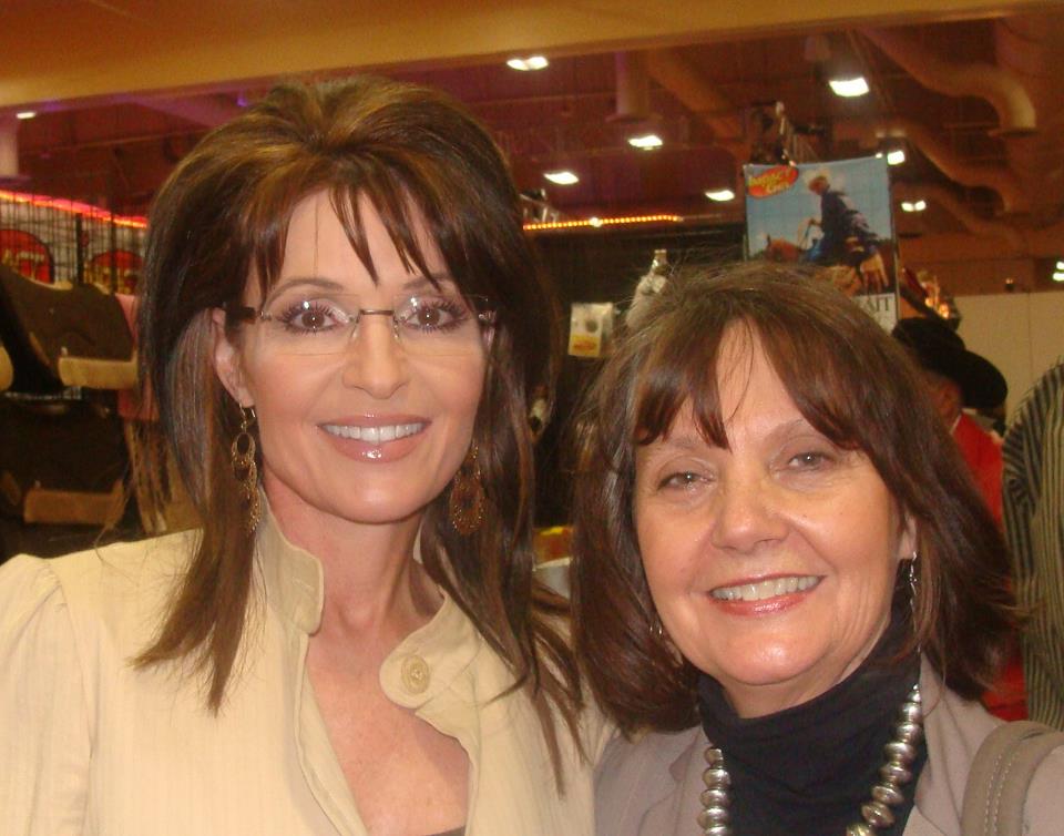 Donnalyn Quintana with Sarah Palin